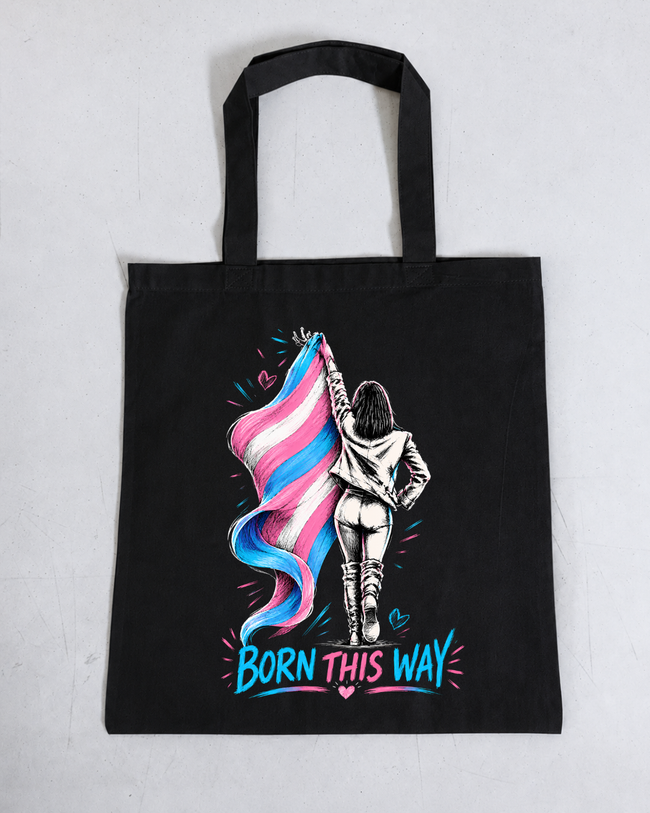 Born This Way 100% Cotton Tote Bag