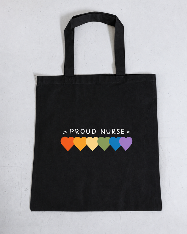 Proud Nurse 100% Cotton Tote Bag